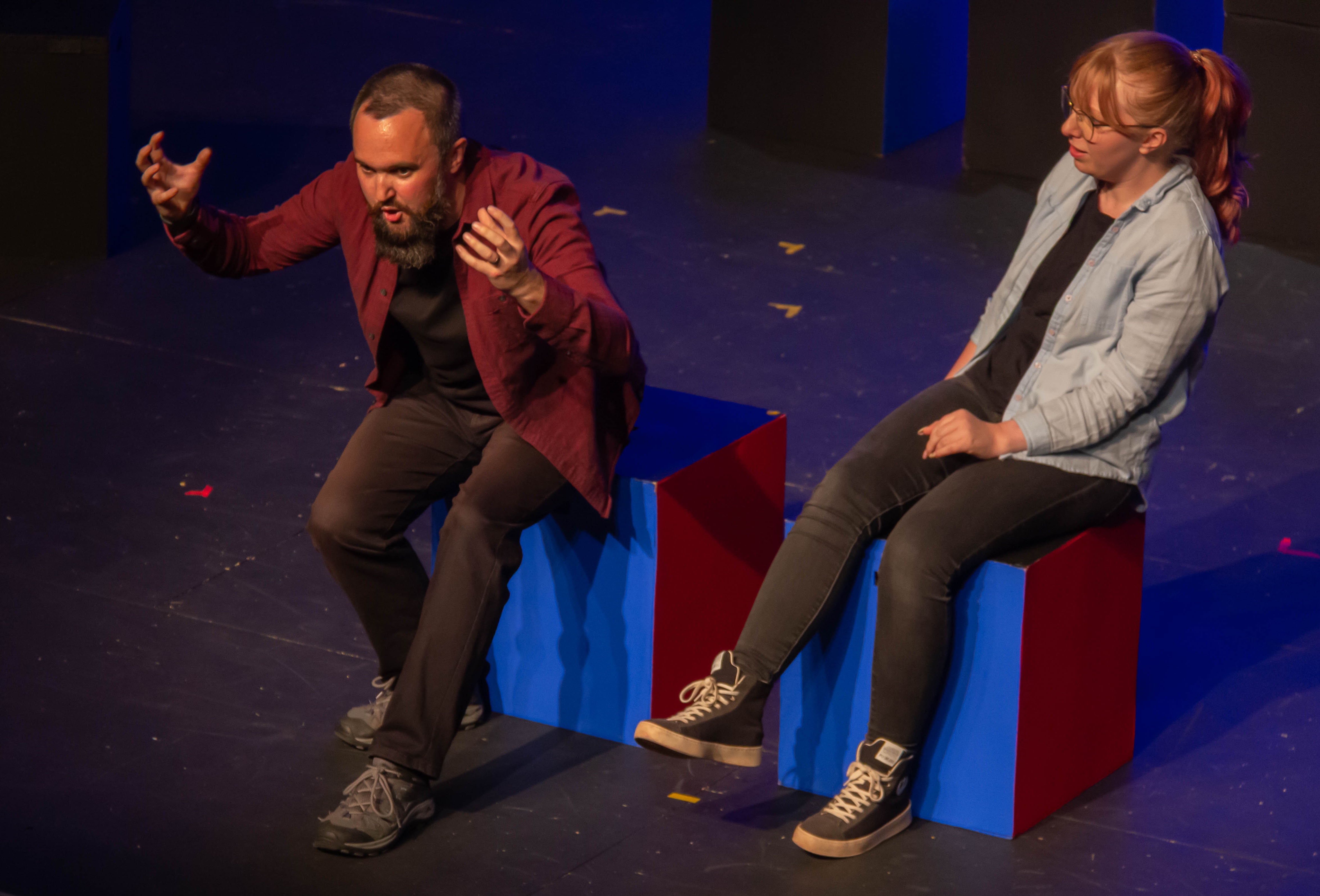 Bon Accord Players performing Storytelling at the 2025 British Final (photo: Valentin Rotaru | VR Studio)