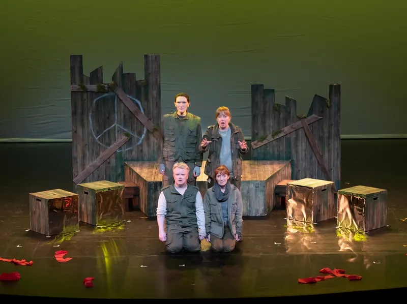 Bon Accord Players performing Metamorphoses at the 2026 British Final, Mold